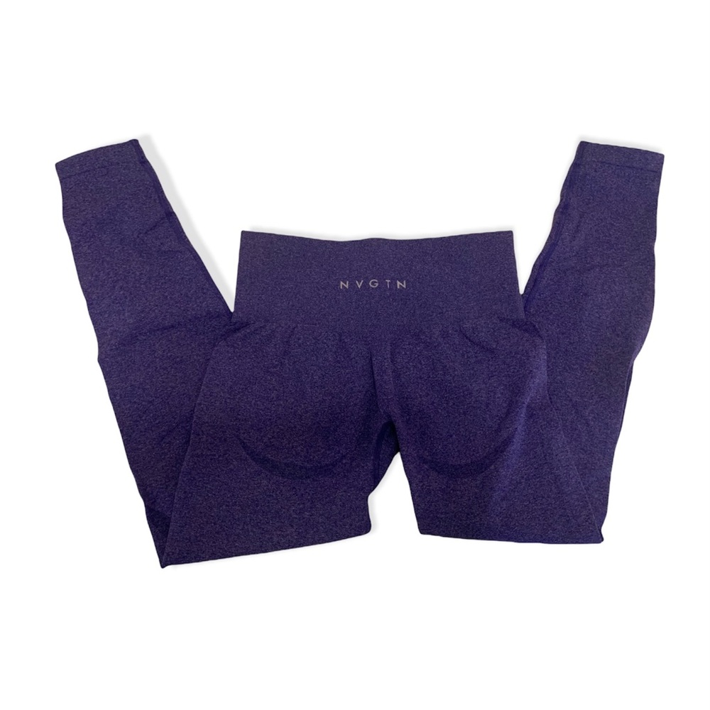 NVGTN Electric Blue Seamless Contour leggings size M
